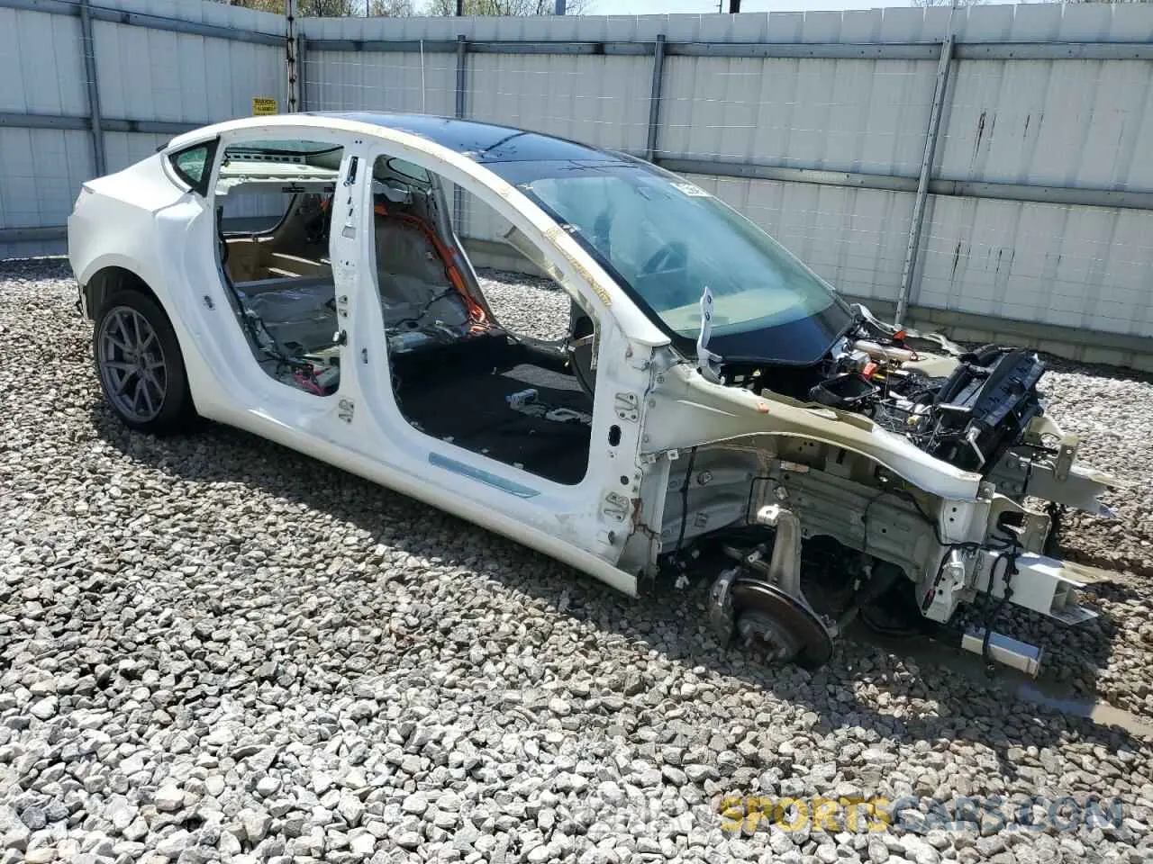 4 Фотография поврежденного автомобиля 5YJ3E1EA9KF416834 TESLA MODEL 3 2019