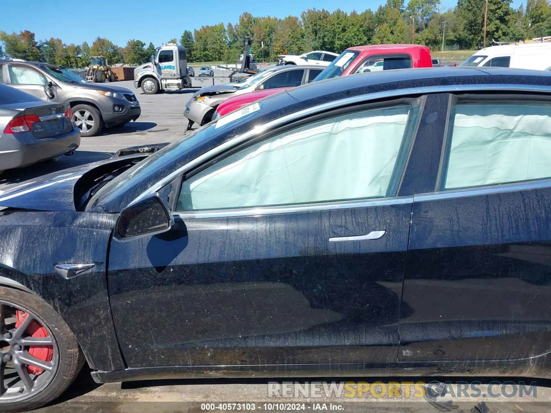 13 Photograph of a damaged car 5YJ3E1EA9KF434797 TESLA MODEL 3 2019