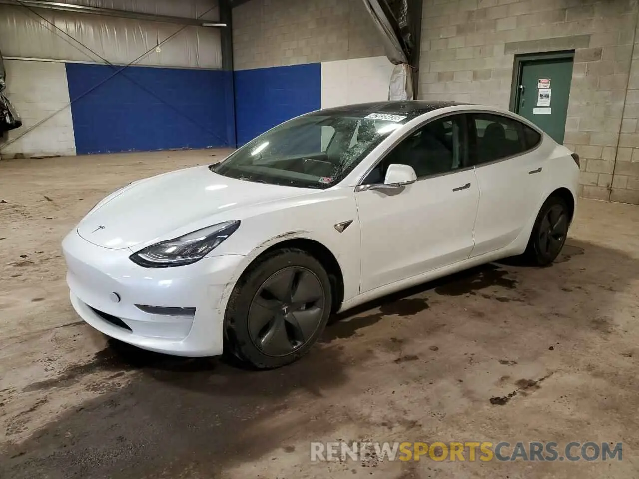 1 Фотография поврежденного автомобиля 5YJ3E1EA9KF483725 TESLA MODEL 3 2019