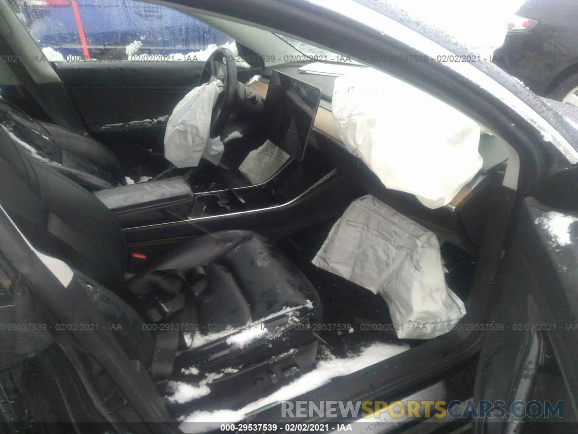 5 Photograph of a damaged car 5YJ3E1EA9KF484177 TESLA MODEL 3 2019