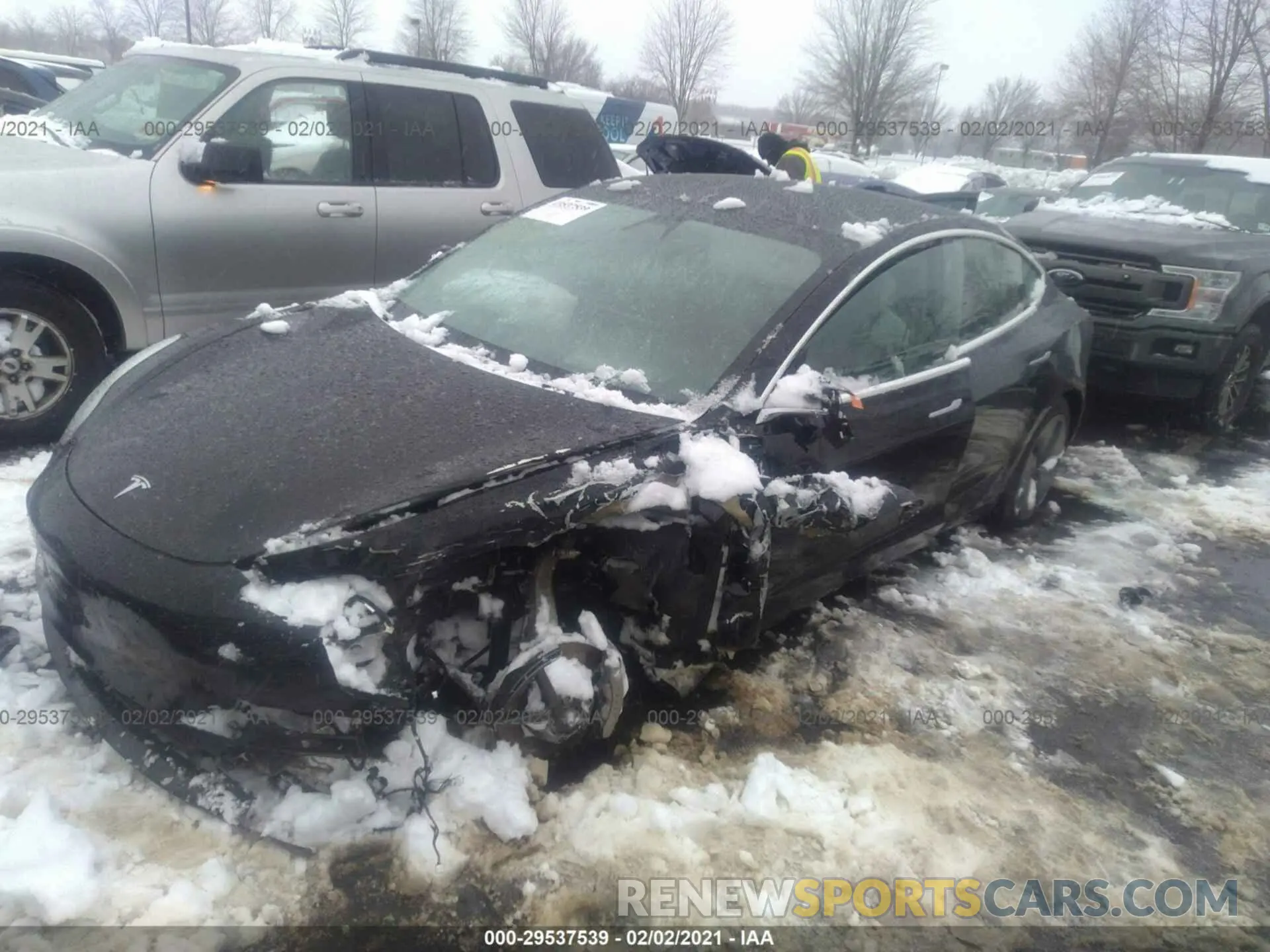6 Photograph of a damaged car 5YJ3E1EA9KF484177 TESLA MODEL 3 2019