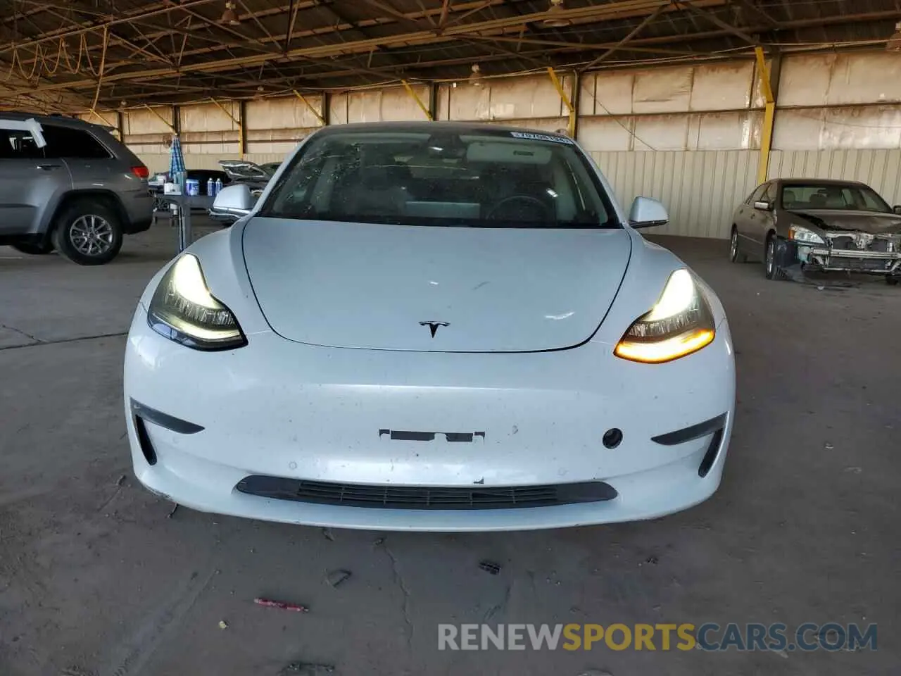 5 Photograph of a damaged car 5YJ3E1EA9KF485104 TESLA MODEL 3 2019