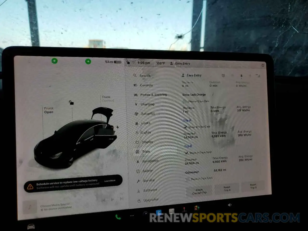 9 Photograph of a damaged car 5YJ3E1EA9KF485104 TESLA MODEL 3 2019