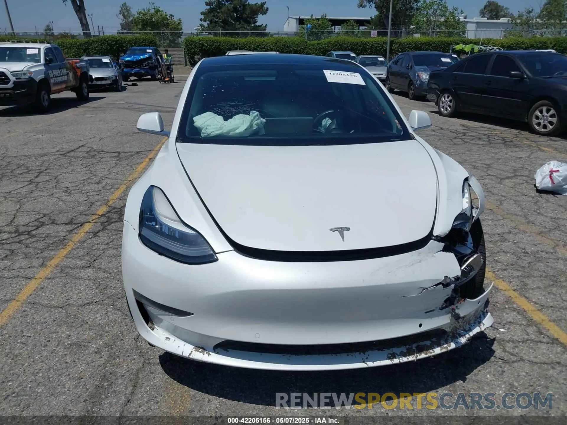 12 Фотография поврежденного автомобиля 5YJ3E1EA9KF485278 TESLA MODEL 3 2019