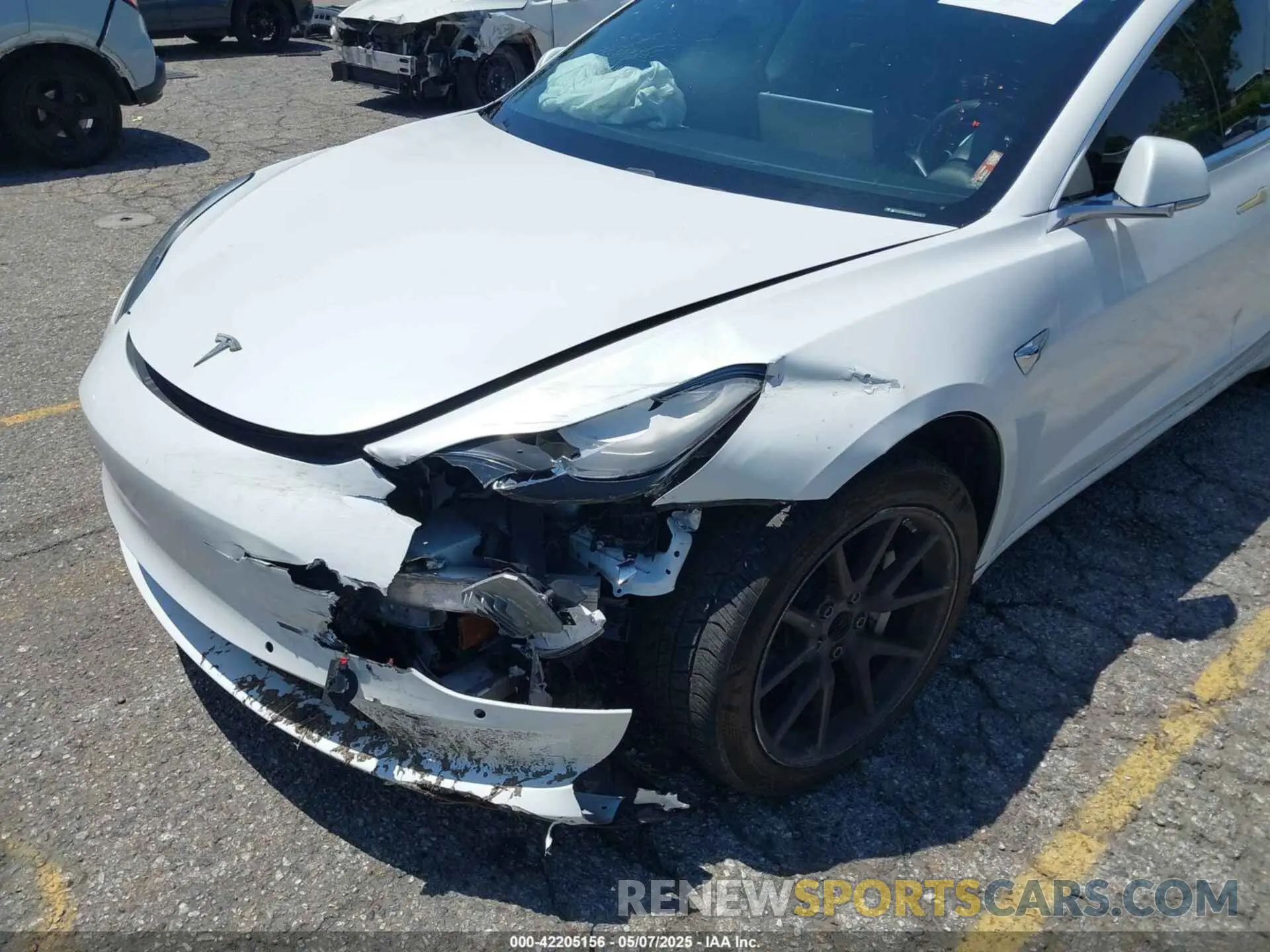 6 Фотография поврежденного автомобиля 5YJ3E1EA9KF485278 TESLA MODEL 3 2019