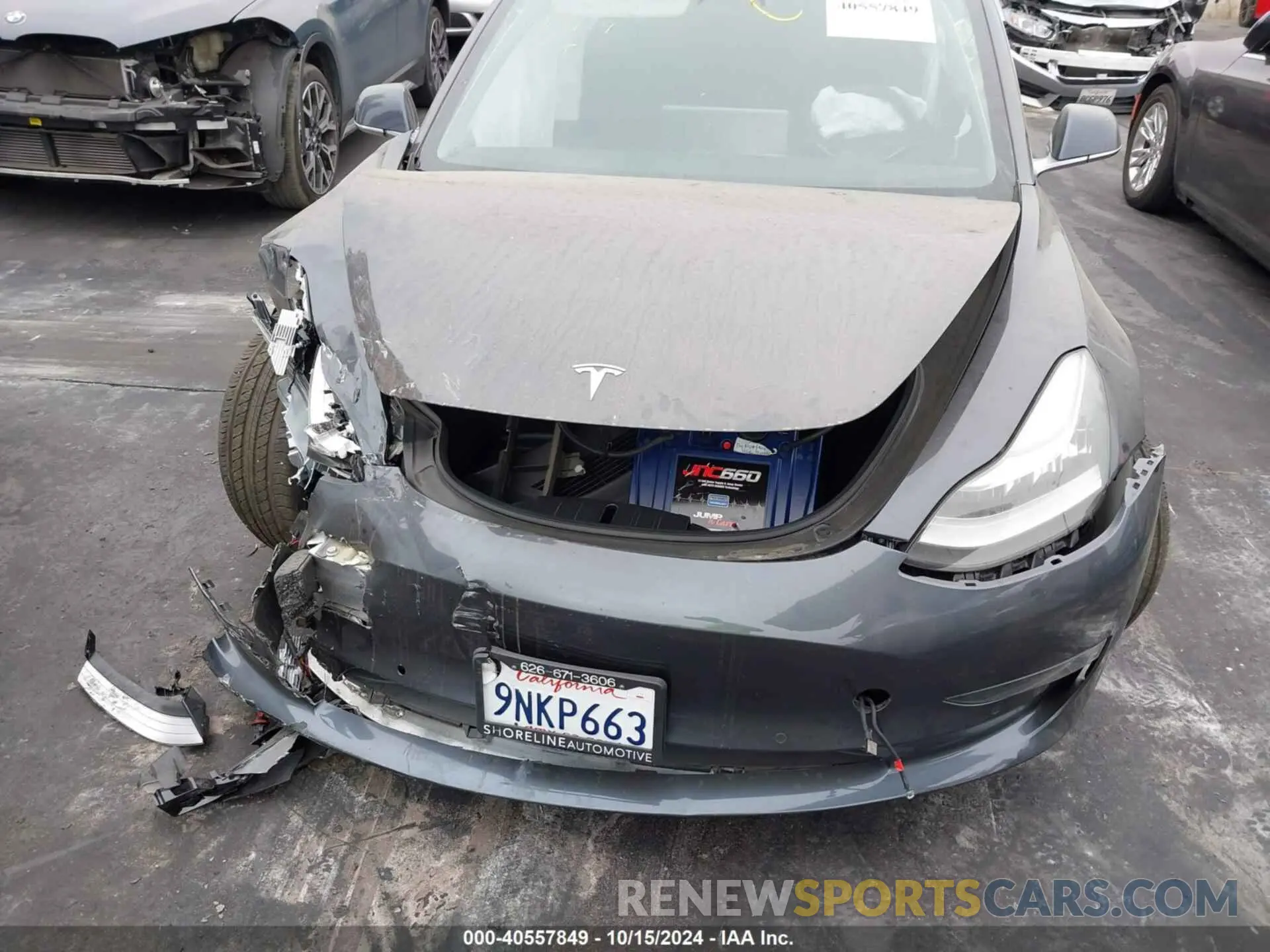 13 Photograph of a damaged car 5YJ3E1EA9KF495289 TESLA MODEL 3 2019