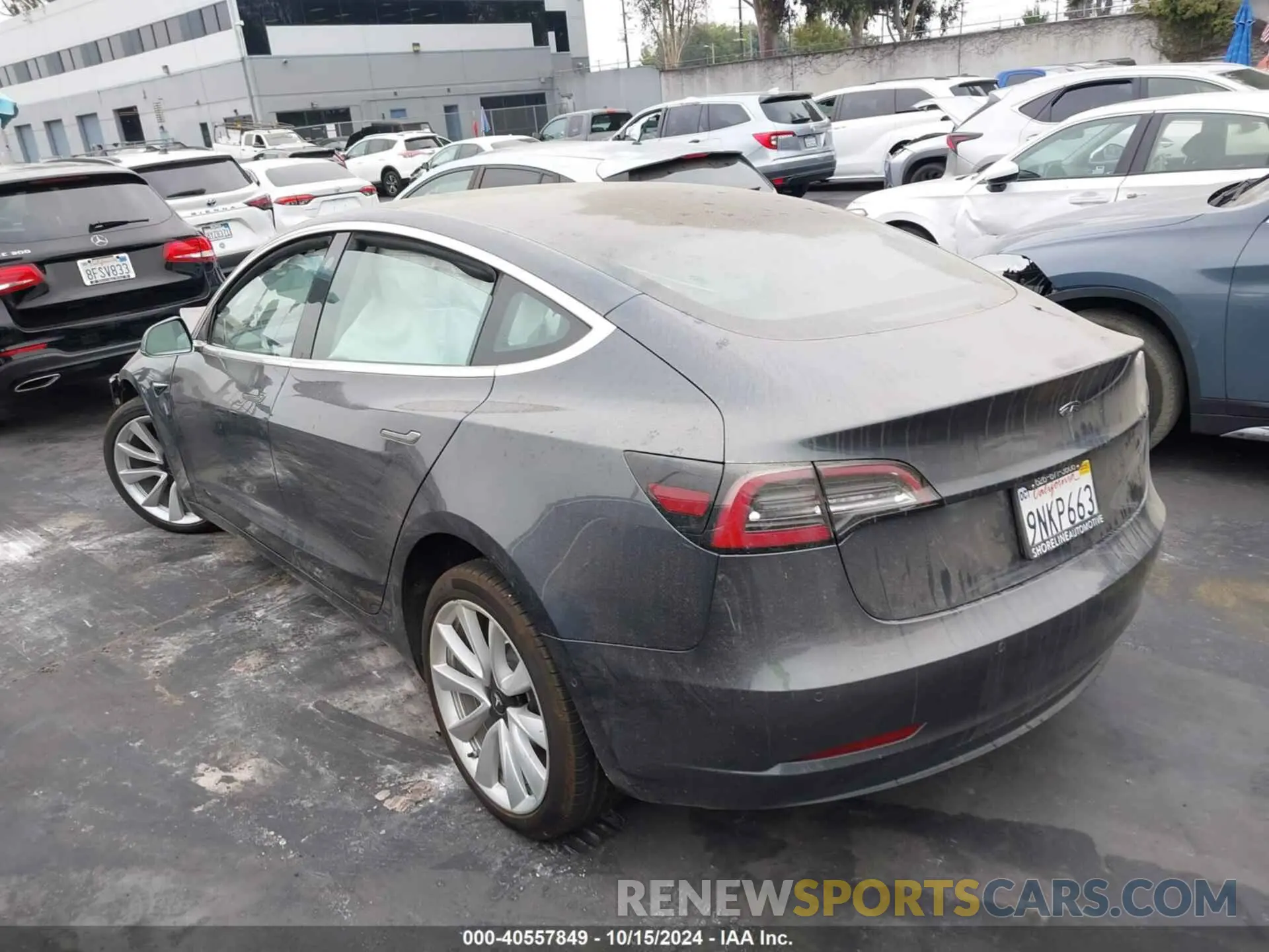 3 Photograph of a damaged car 5YJ3E1EA9KF495289 TESLA MODEL 3 2019