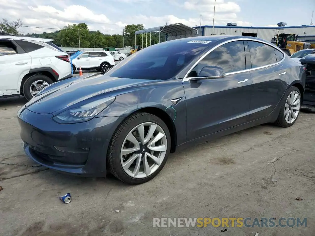 1 Фотография поврежденного автомобиля 5YJ3E1EAXKF190948 TESLA MODEL 3 2019