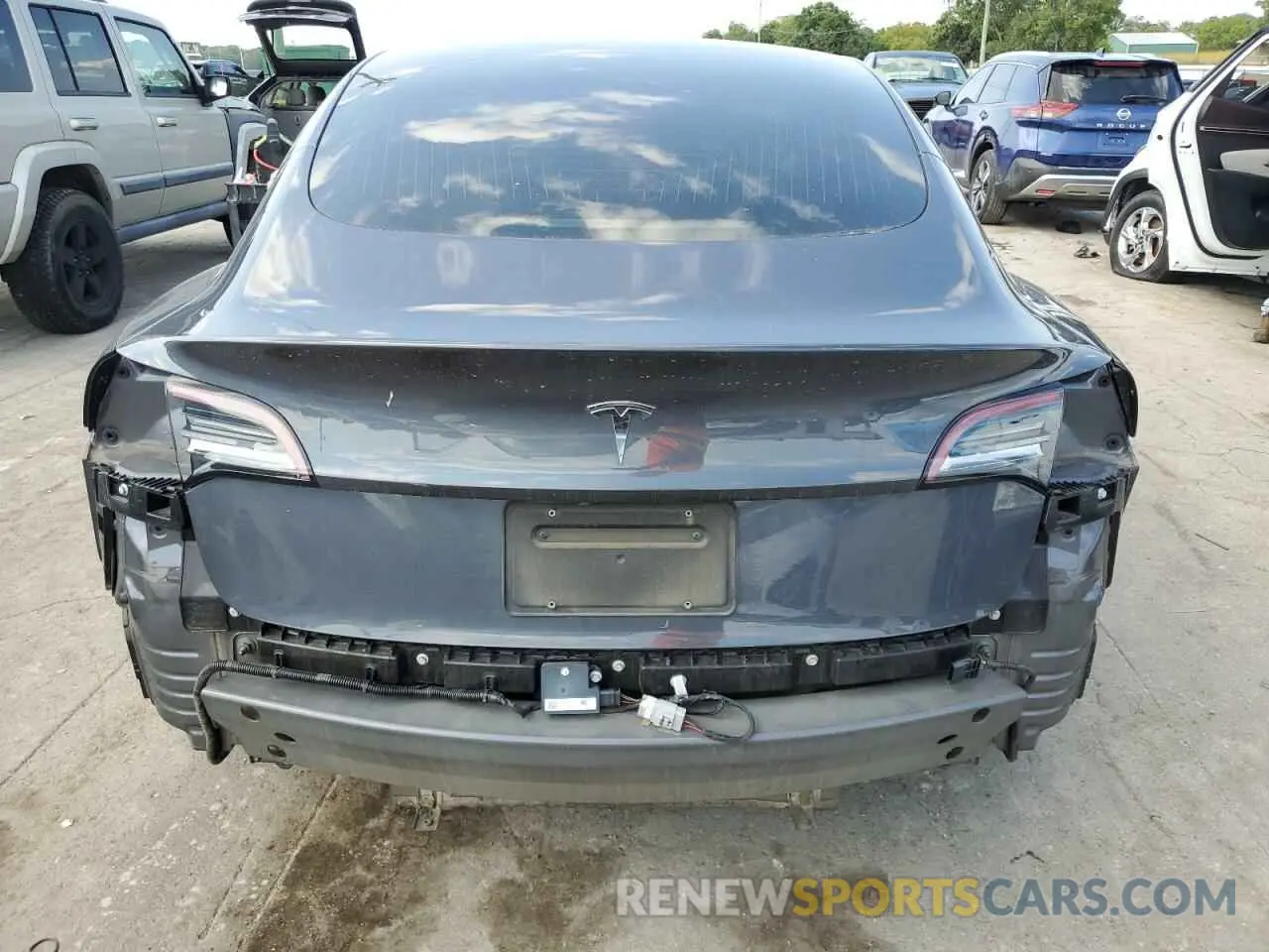 6 Фотография поврежденного автомобиля 5YJ3E1EAXKF190948 TESLA MODEL 3 2019