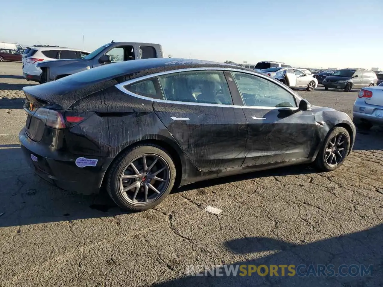3 Photograph of a damaged car 5YJ3E1EAXKF297093 TESLA MODEL 3 2019
