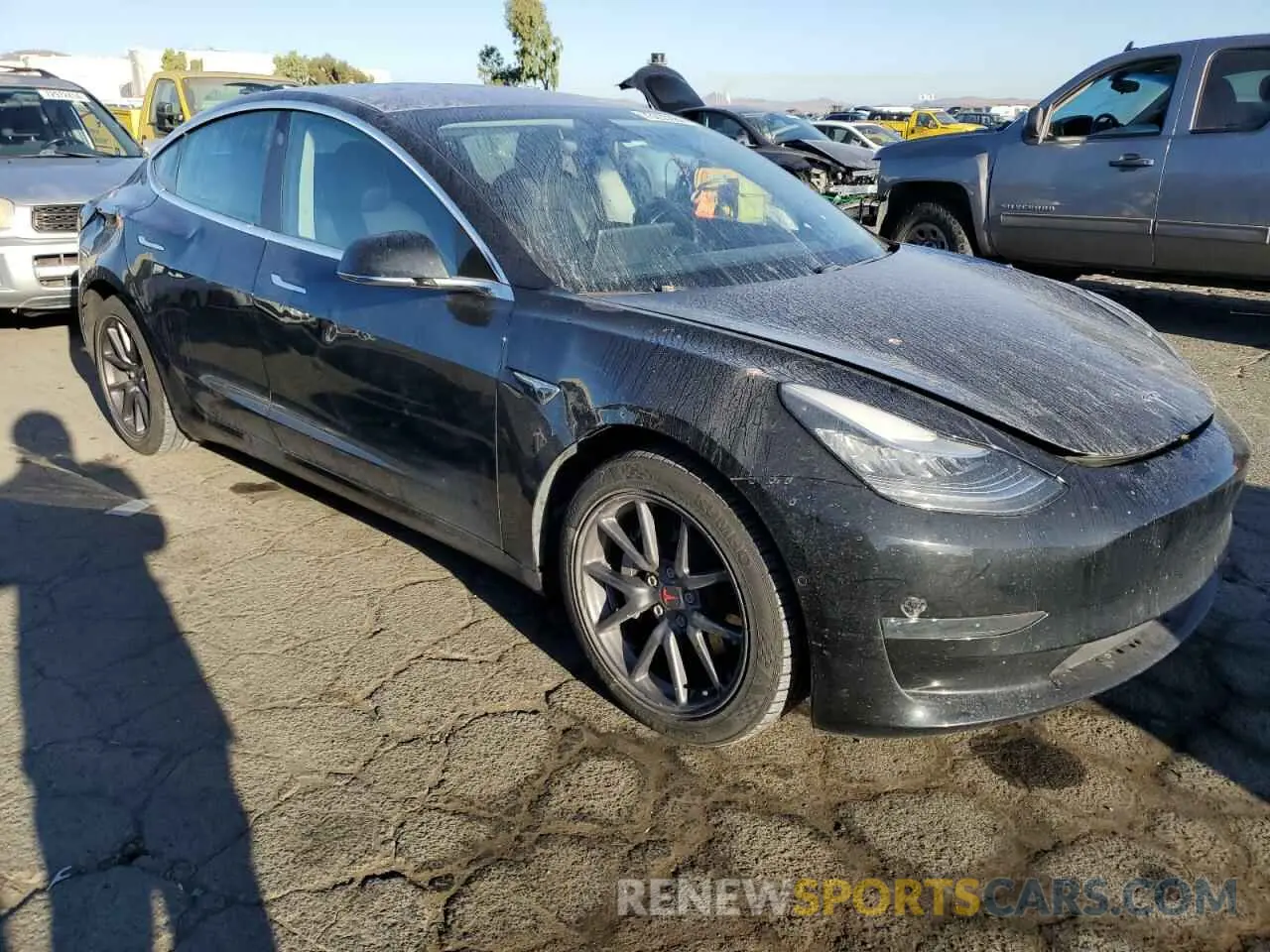 4 Photograph of a damaged car 5YJ3E1EAXKF297093 TESLA MODEL 3 2019