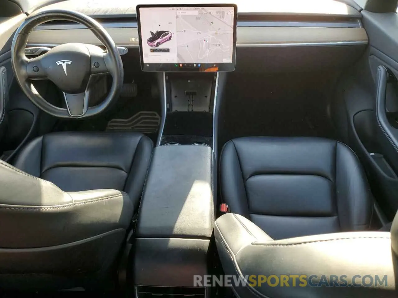 8 Photograph of a damaged car 5YJ3E1EAXKF297093 TESLA MODEL 3 2019