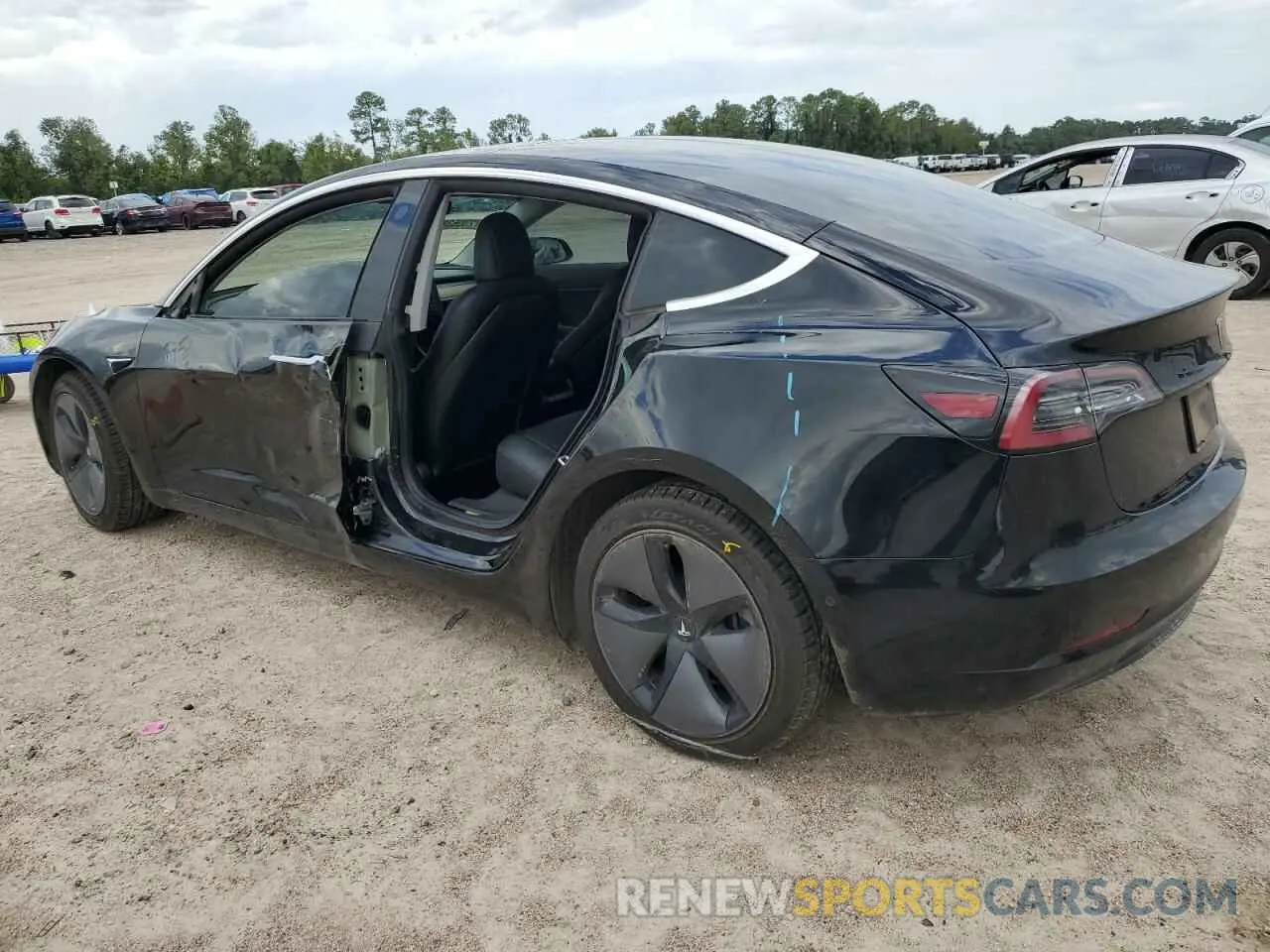2 Фотография поврежденного автомобиля 5YJ3E1EAXKF304611 TESLA MODEL 3 2019