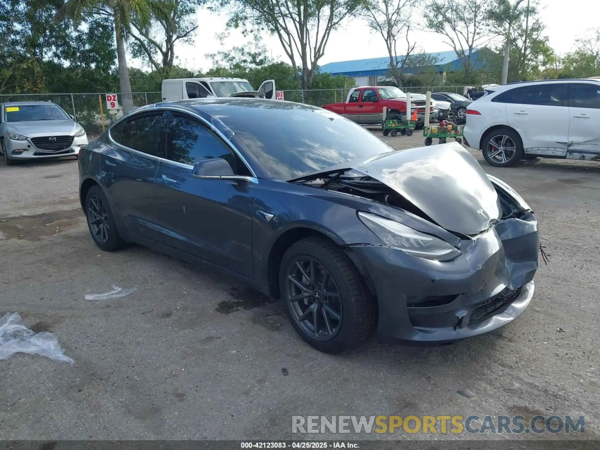 1 Фотография поврежденного автомобиля 5YJ3E1EAXKF312207 TESLA MODEL 3 2019