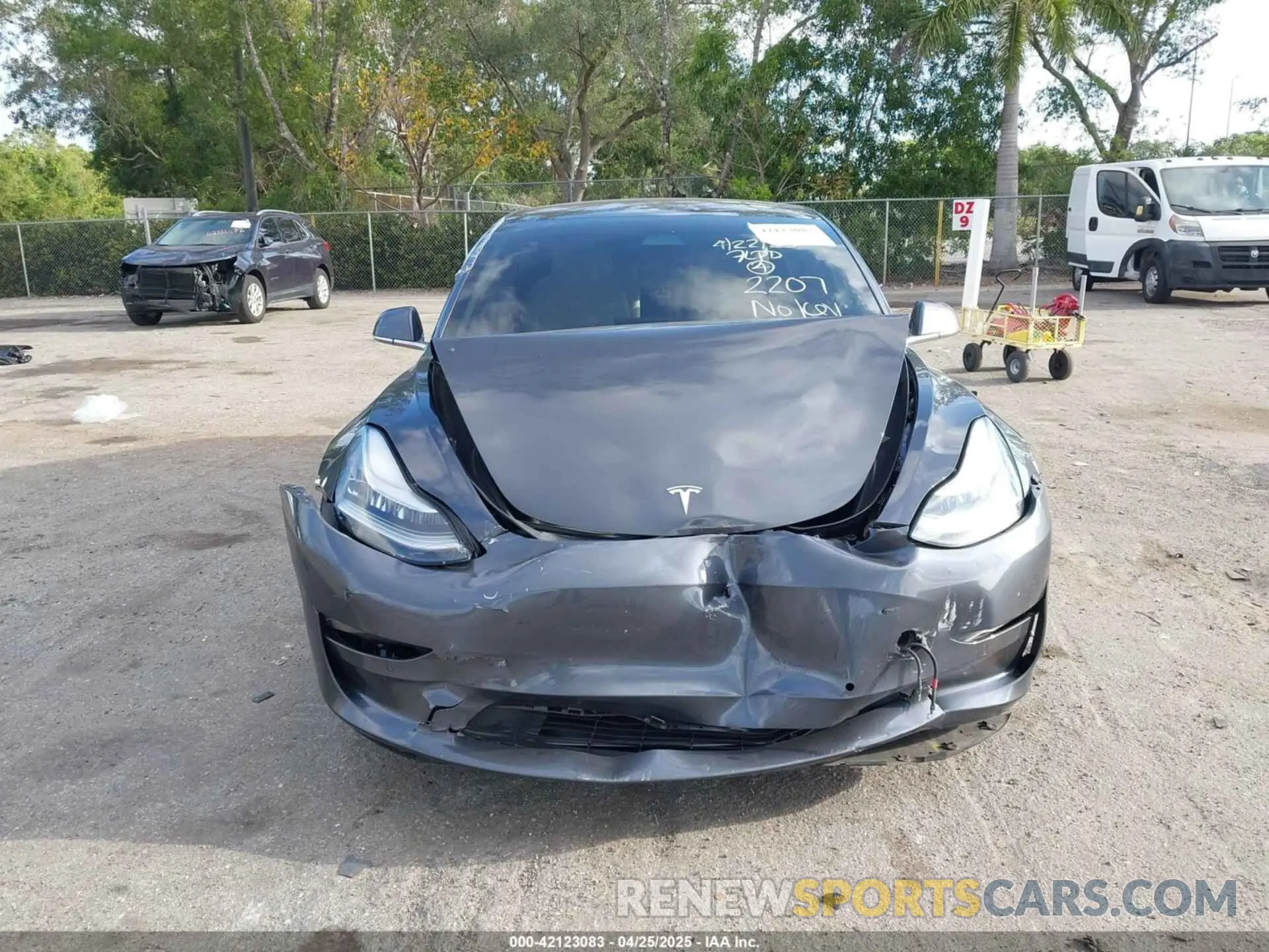 6 Фотография поврежденного автомобиля 5YJ3E1EAXKF312207 TESLA MODEL 3 2019