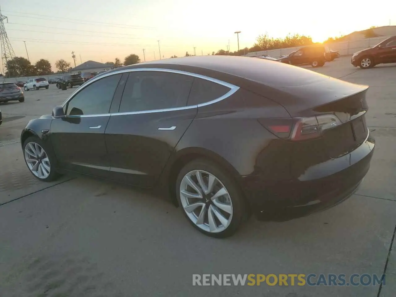 2 Photograph of a damaged car 5YJ3E1EAXKF323790 TESLA MODEL 3 2019