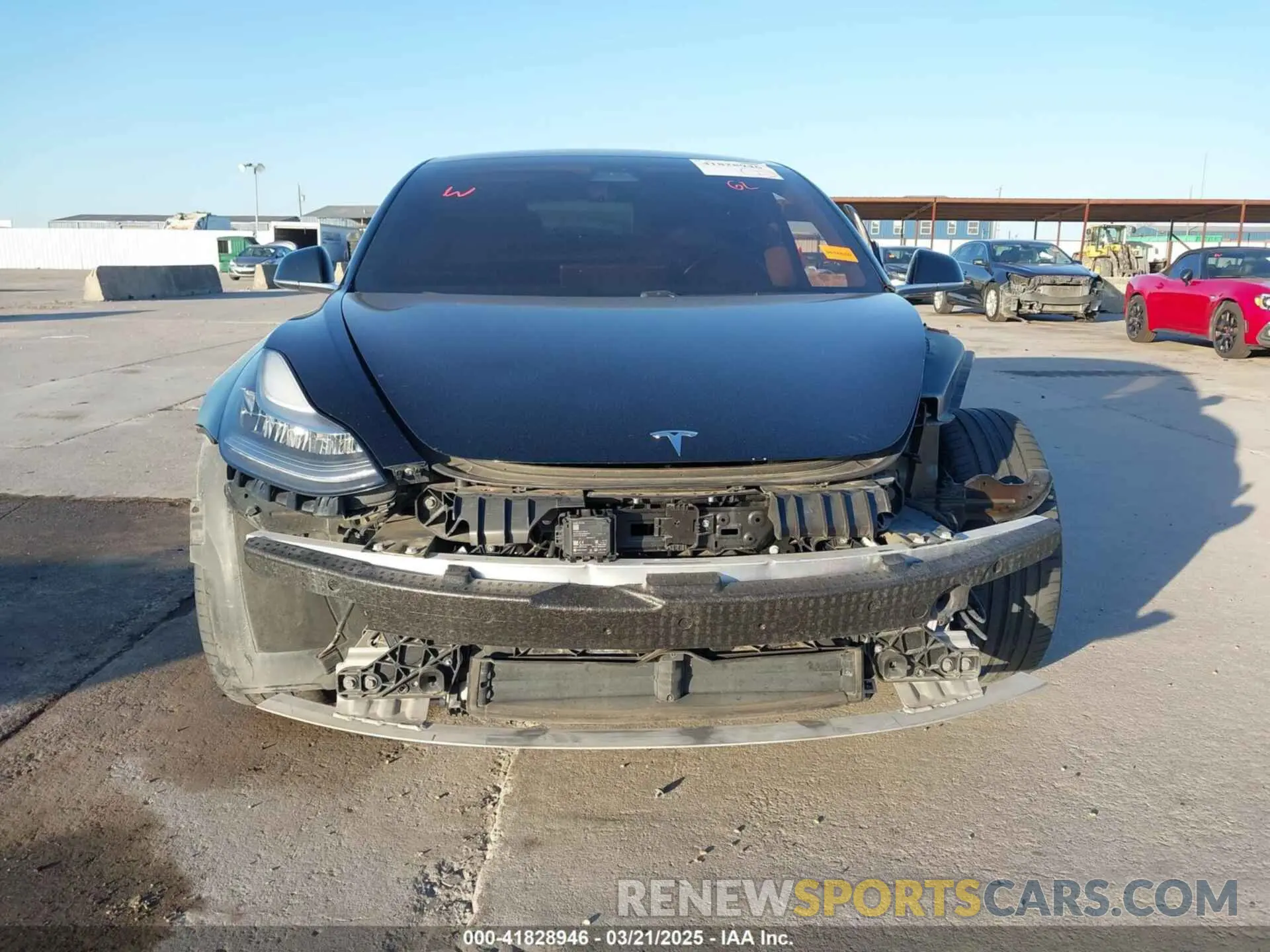 13 Фотография поврежденного автомобиля 5YJ3E1EAXKF344817 TESLA MODEL 3 2019