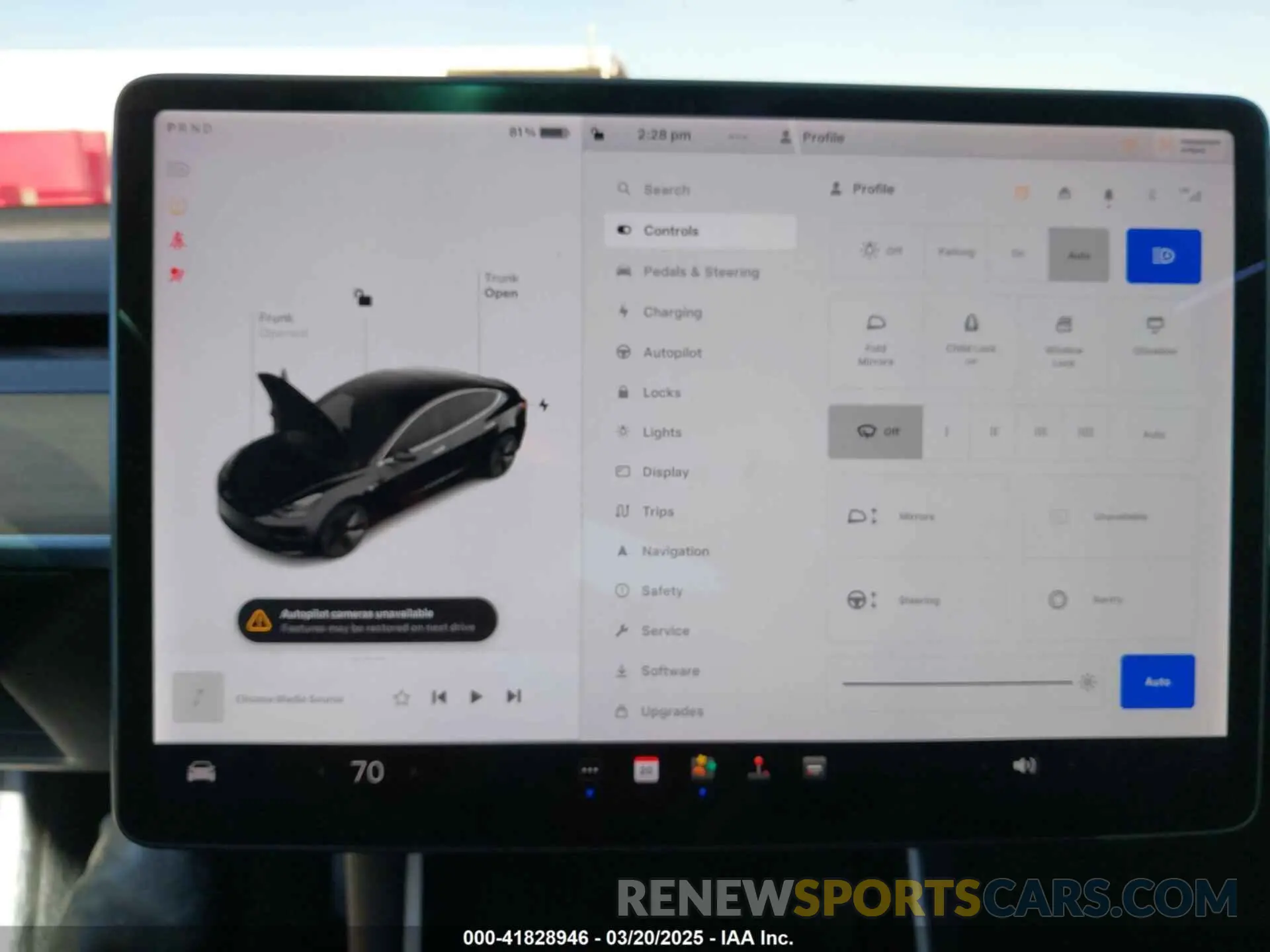 19 Фотография поврежденного автомобиля 5YJ3E1EAXKF344817 TESLA MODEL 3 2019