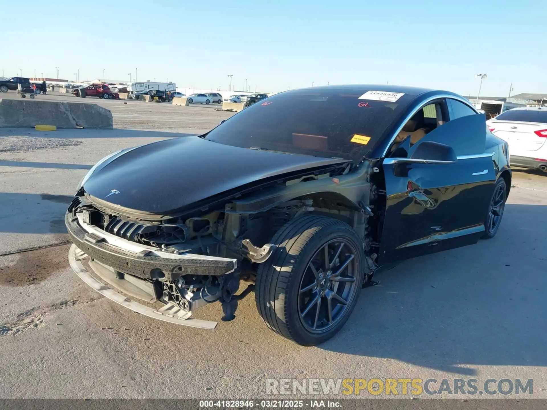 6 Фотография поврежденного автомобиля 5YJ3E1EAXKF344817 TESLA MODEL 3 2019