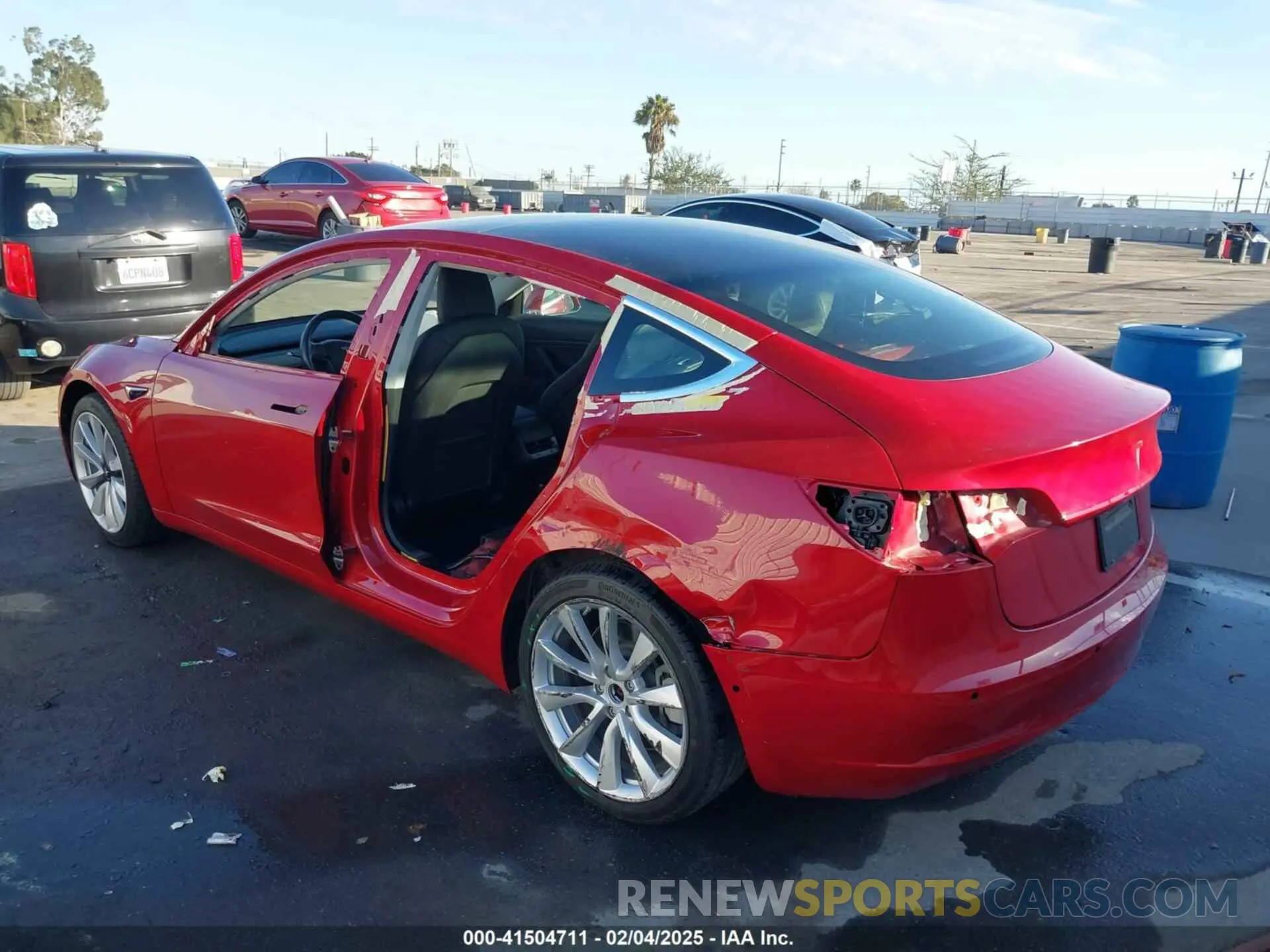 3 Photograph of a damaged car 5YJ3E1EAXKF357762 TESLA MODEL 3 2019