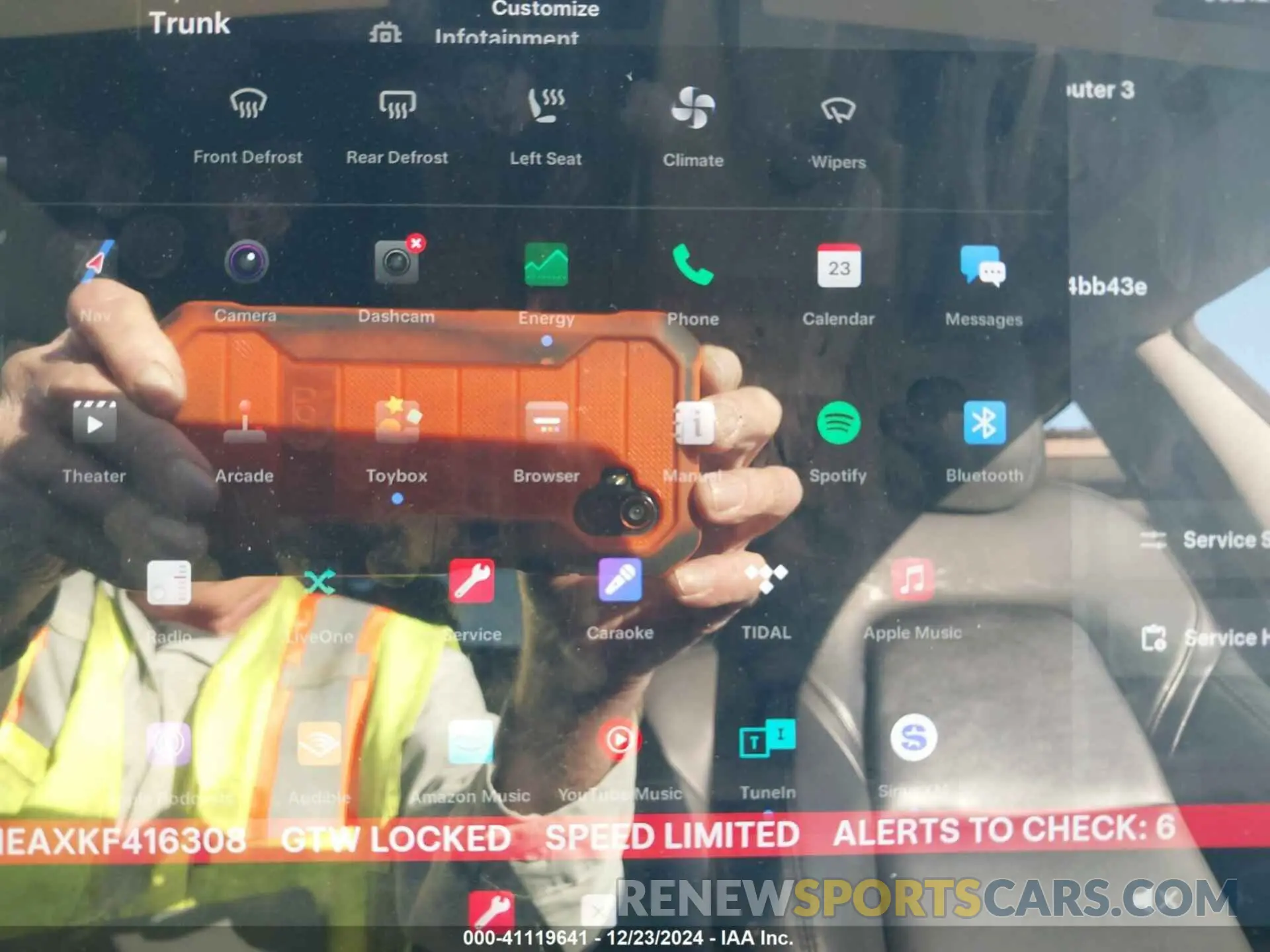 18 Photograph of a damaged car 5YJ3E1EAXKF416308 TESLA MODEL 3 2019