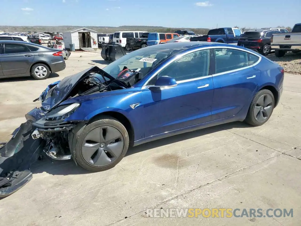 1 Фотография поврежденного автомобиля 5YJ3E1EAXKF416583 TESLA MODEL 3 2019