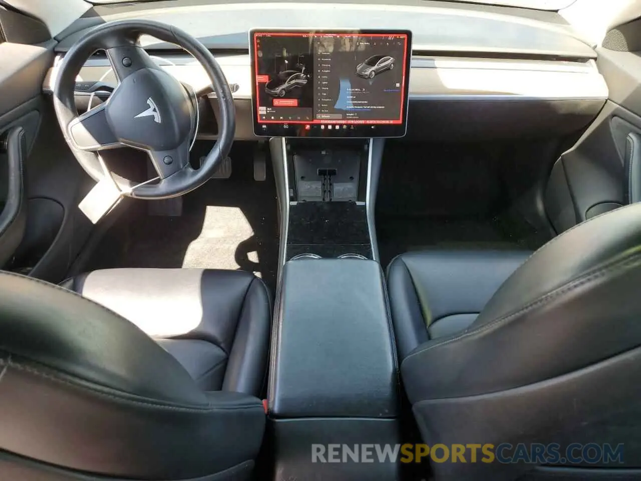 8 Photograph of a damaged car 5YJ3E1EAXKF425364 TESLA MODEL 3 2019