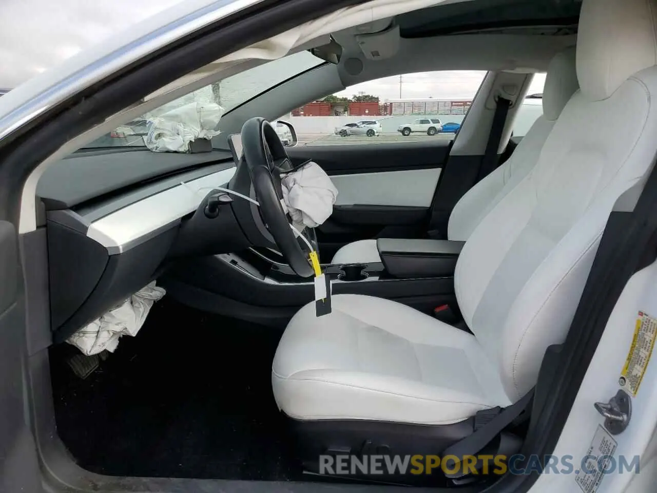 7 Photograph of a damaged car 5YJ3E1EAXKF429382 TESLA MODEL 3 2019