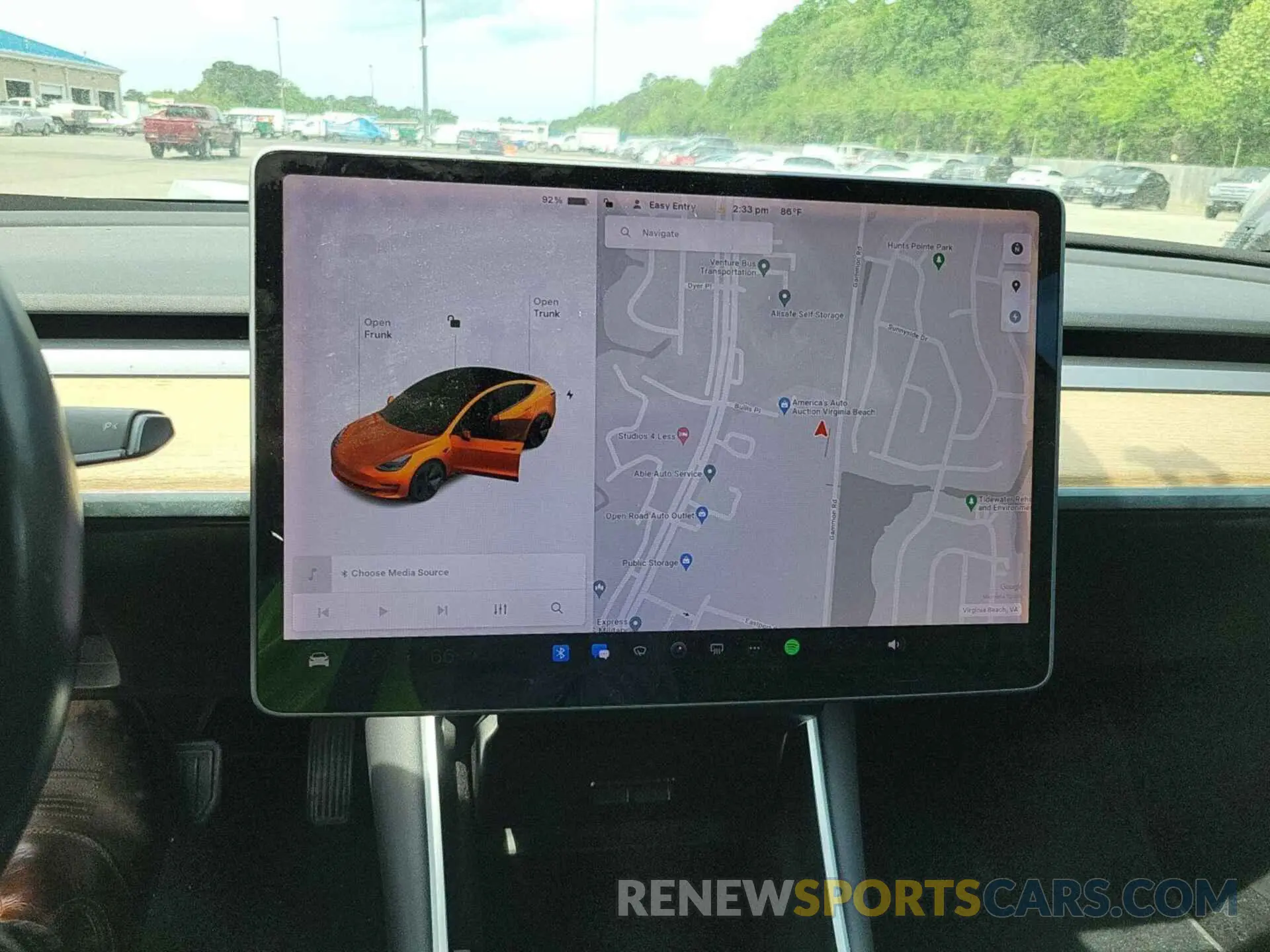 10 Photograph of a damaged car 5YJ3E1EB0KF199215 TESLA MODEL 3 2019