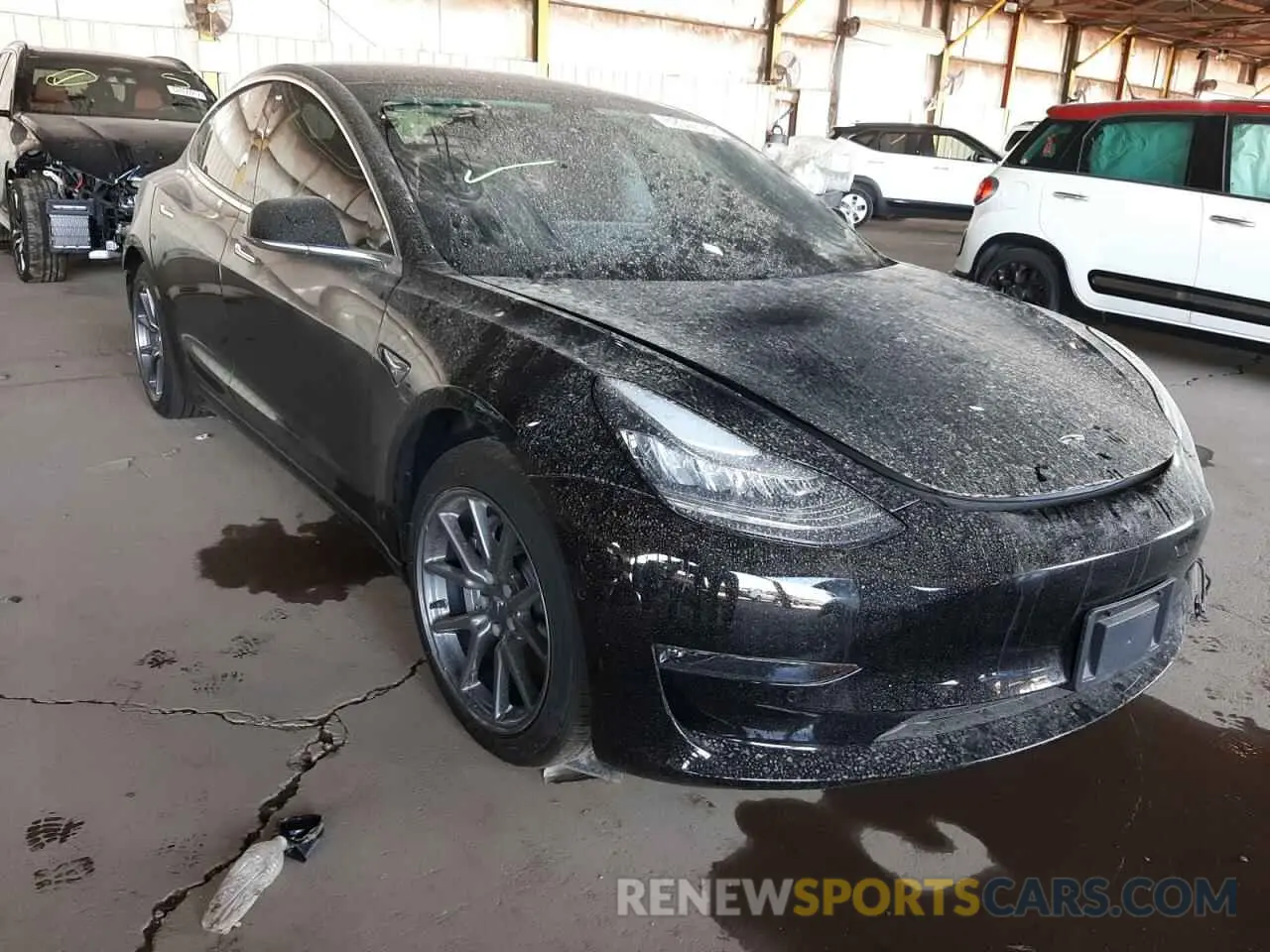1 Фотография поврежденного автомобиля 5YJ3E1EB0KF208480 TESLA MODEL 3 2019