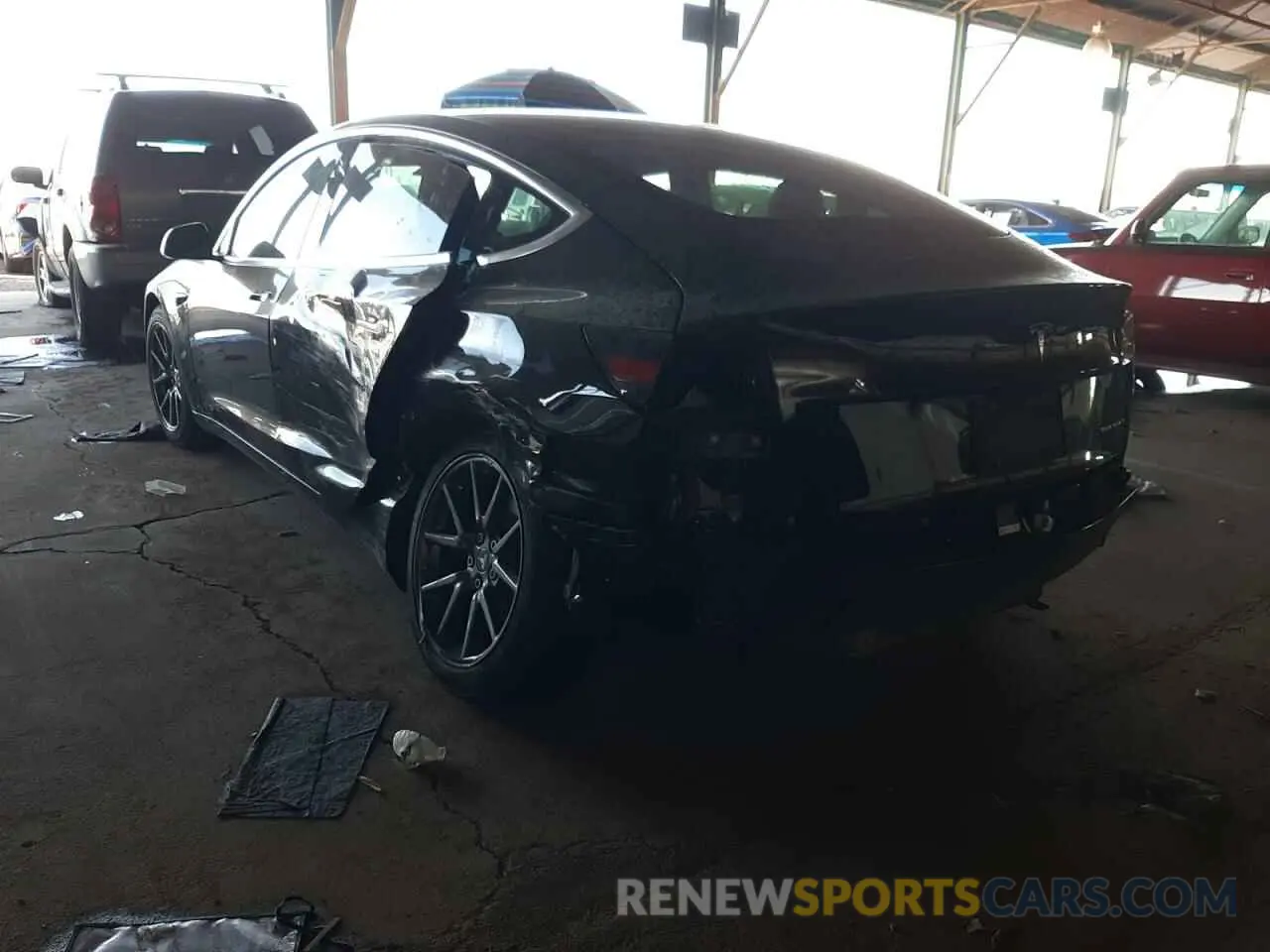 3 Фотография поврежденного автомобиля 5YJ3E1EB0KF208480 TESLA MODEL 3 2019