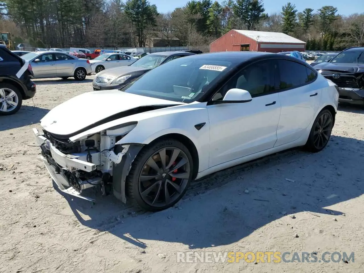 1 Photograph of a damaged car 5YJ3E1EB0KF231791 TESLA MODEL 3 2019