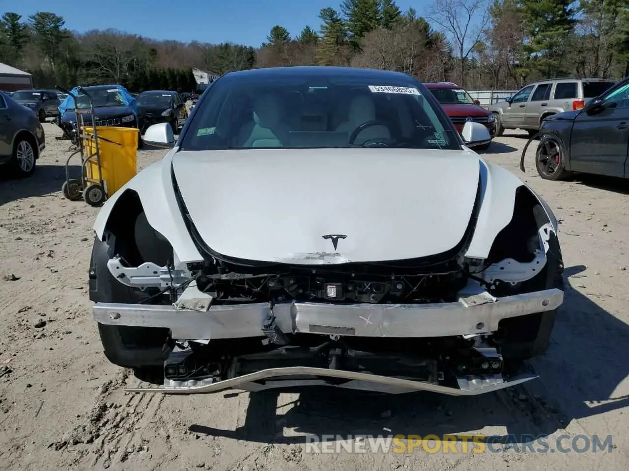 5 Photograph of a damaged car 5YJ3E1EB0KF231791 TESLA MODEL 3 2019