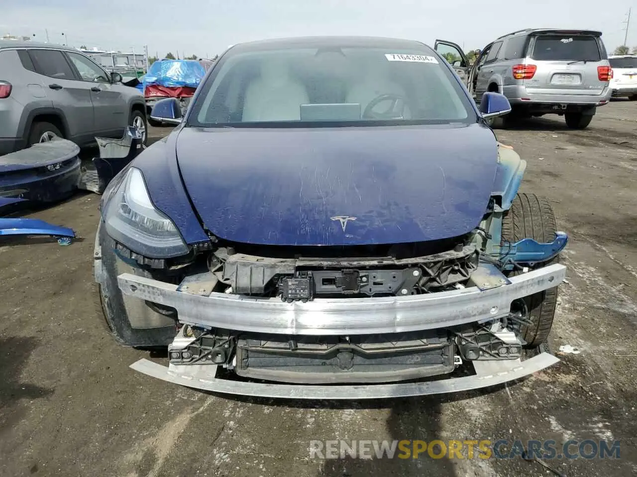 5 Фотография поврежденного автомобиля 5YJ3E1EB0KF392173 TESLA MODEL 3 2019