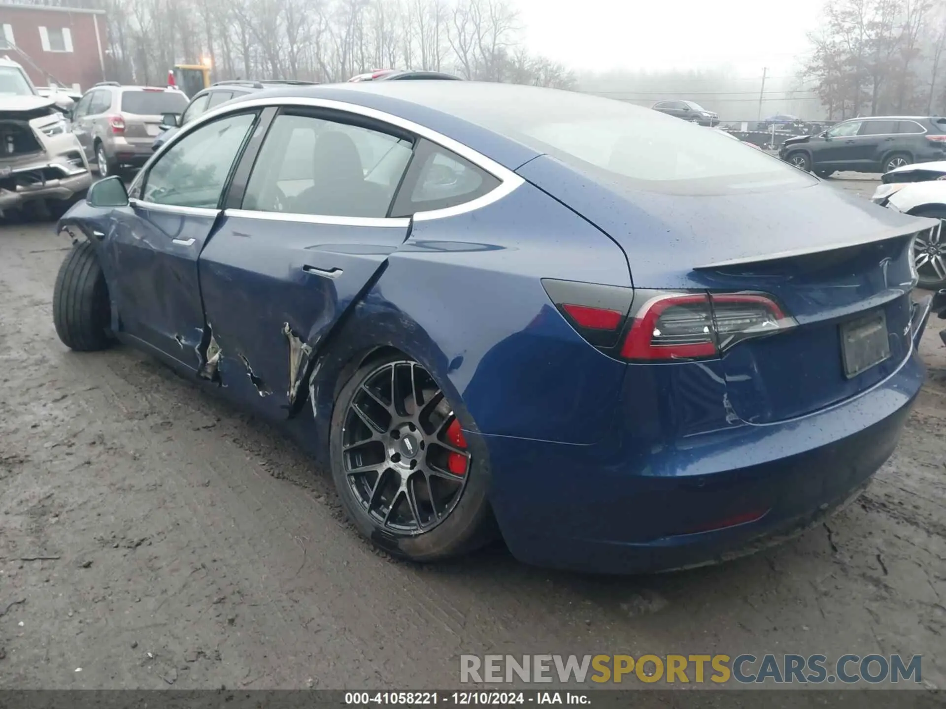 3 Photograph of a damaged car 5YJ3E1EB0KF413605 TESLA MODEL 3 2019