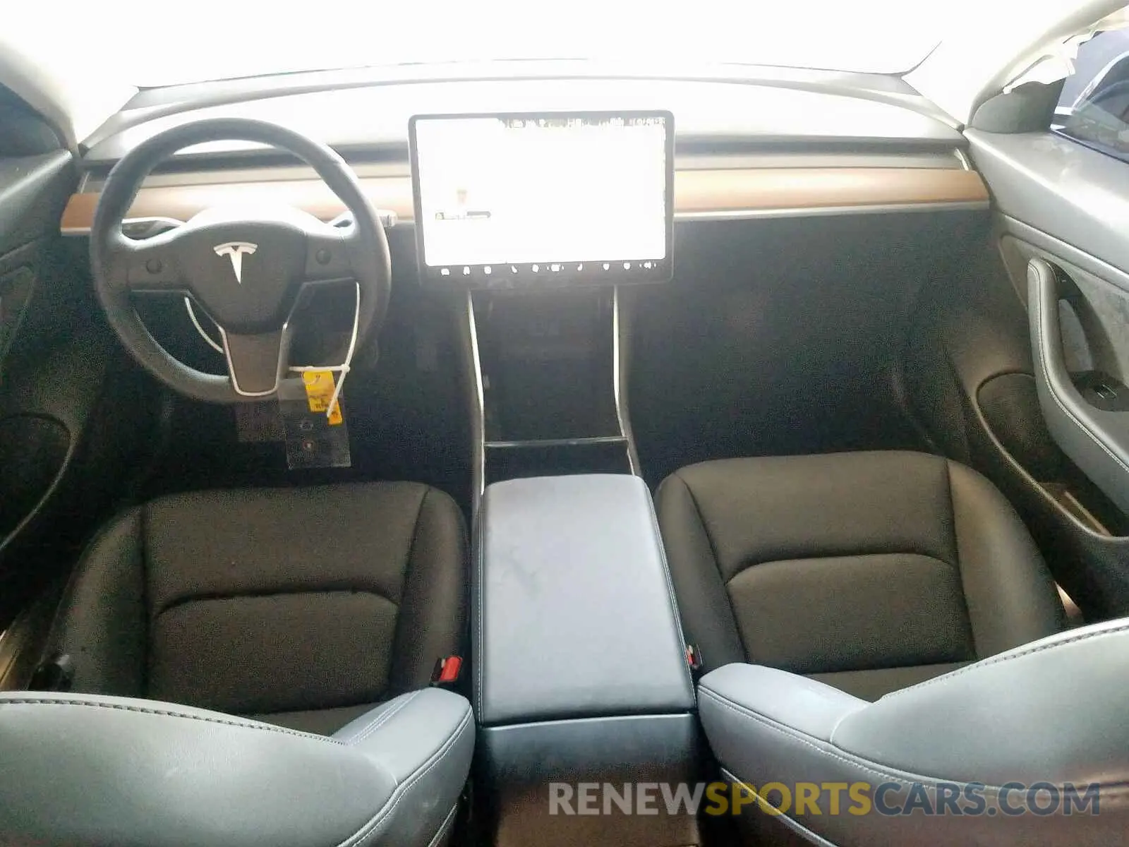 9 Photograph of a damaged car 5YJ3E1EB0KF418383 TESLA MODEL 3 2019