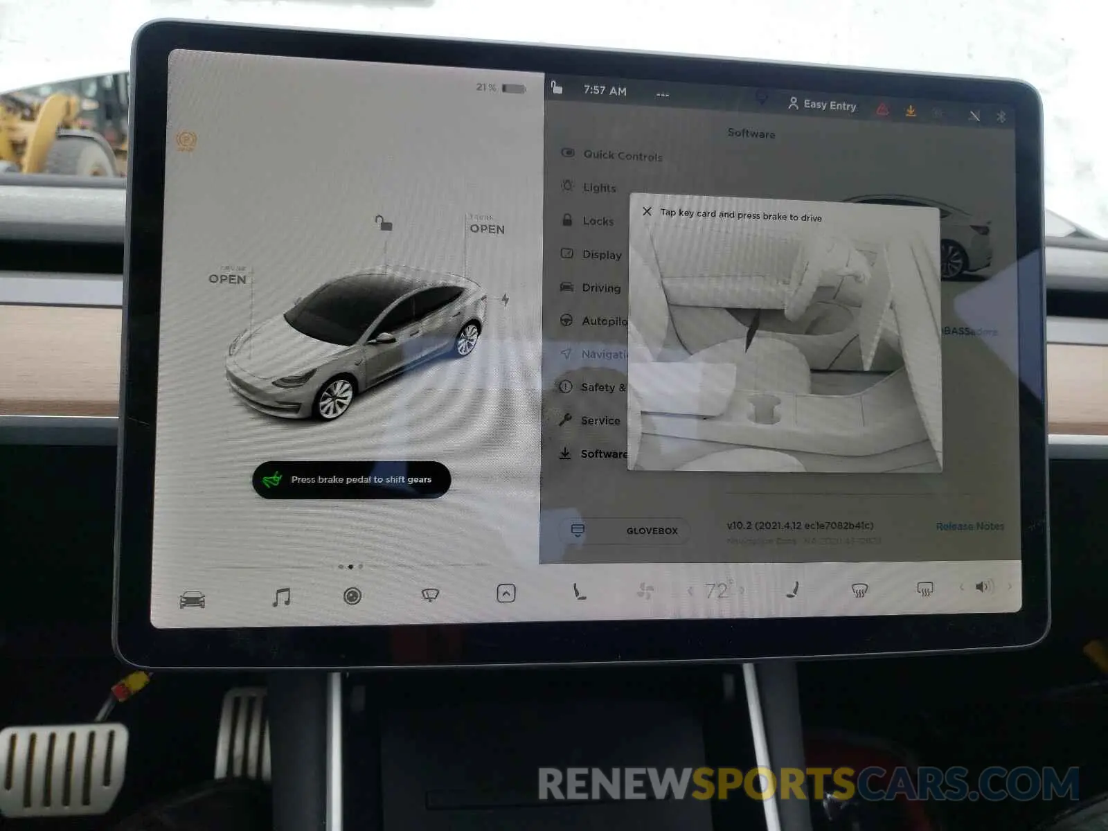 9 Photograph of a damaged car 5YJ3E1EB0KF427858 TESLA MODEL 3 2019