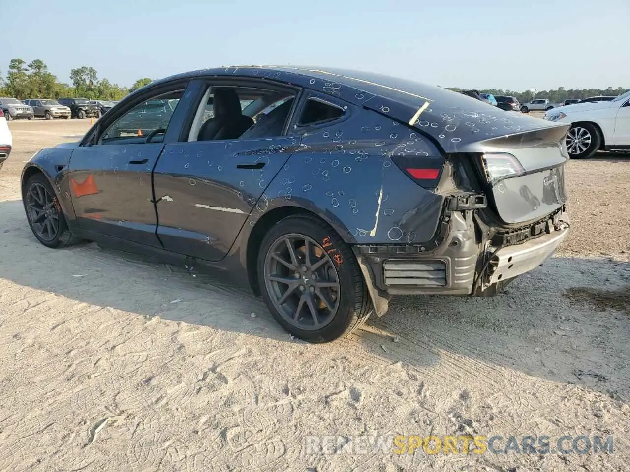 2 Photograph of a damaged car 5YJ3E1EB0KF432798 TESLA MODEL 3 2019