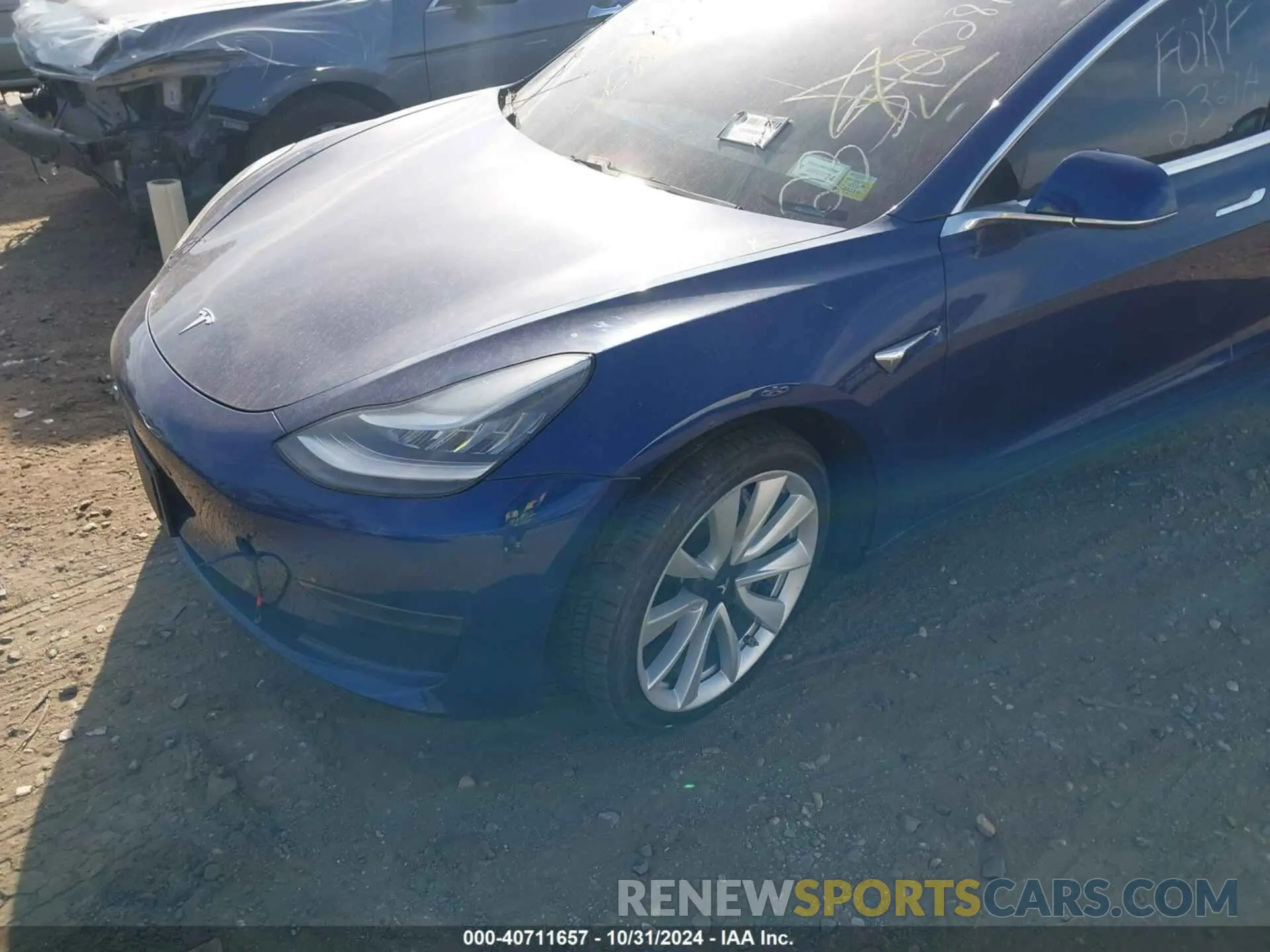 6 Photograph of a damaged car 5YJ3E1EB0KF437046 TESLA MODEL 3 2019