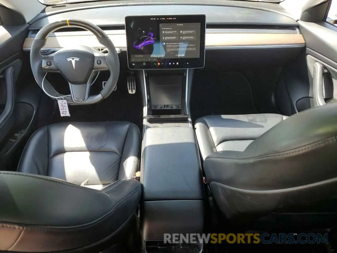 8 Photograph of a damaged car 5YJ3E1EB0KF437418 TESLA MODEL 3 2019
