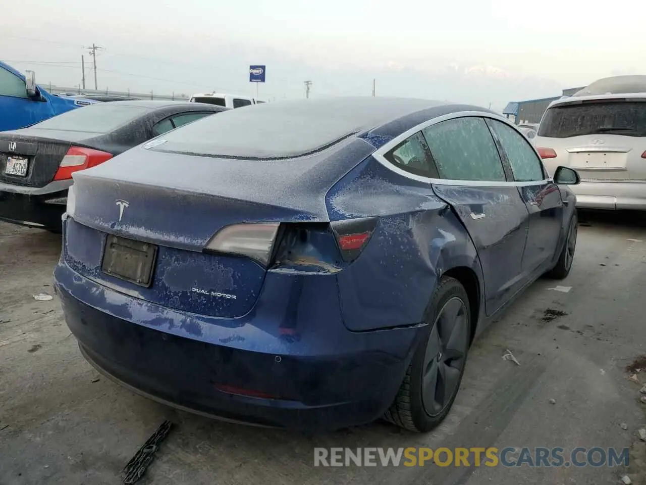 3 Фотография поврежденного автомобиля 5YJ3E1EB0KF497165 TESLA MODEL 3 2019