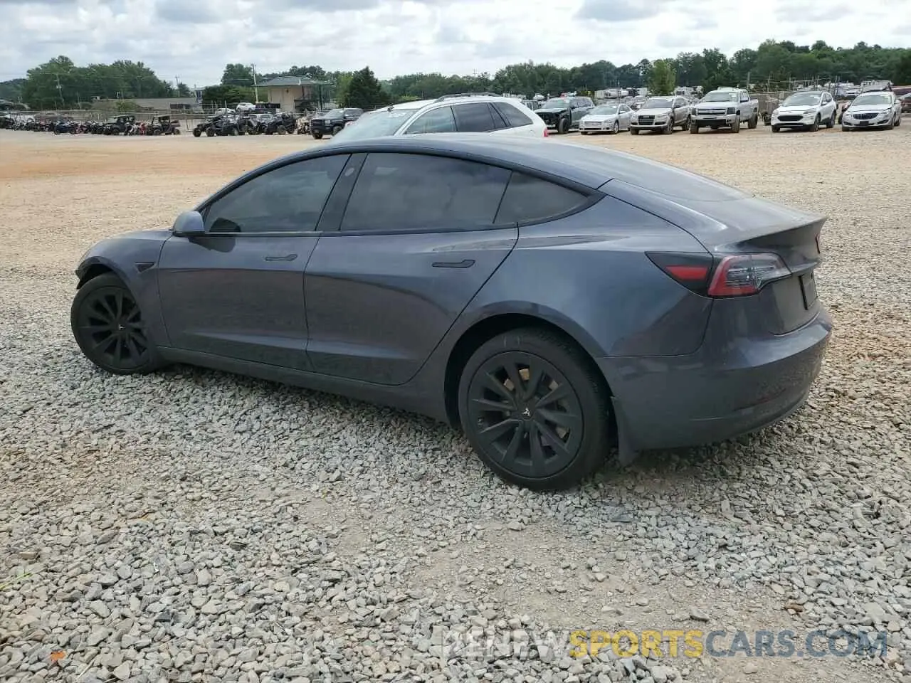 2 Photograph of a damaged car 5YJ3E1EB0NF103216 TESLA MODEL 3 2019