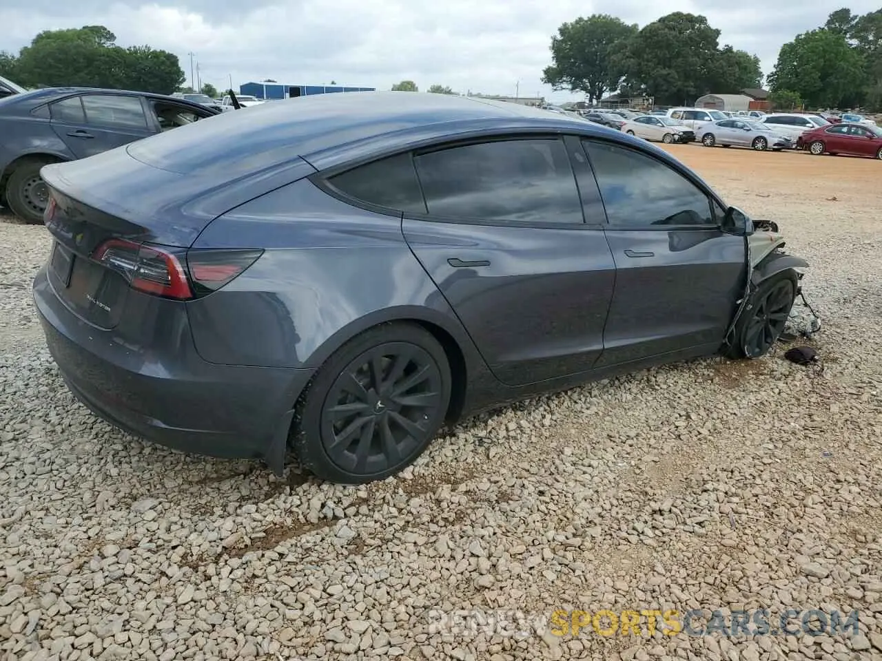 3 Photograph of a damaged car 5YJ3E1EB0NF103216 TESLA MODEL 3 2019