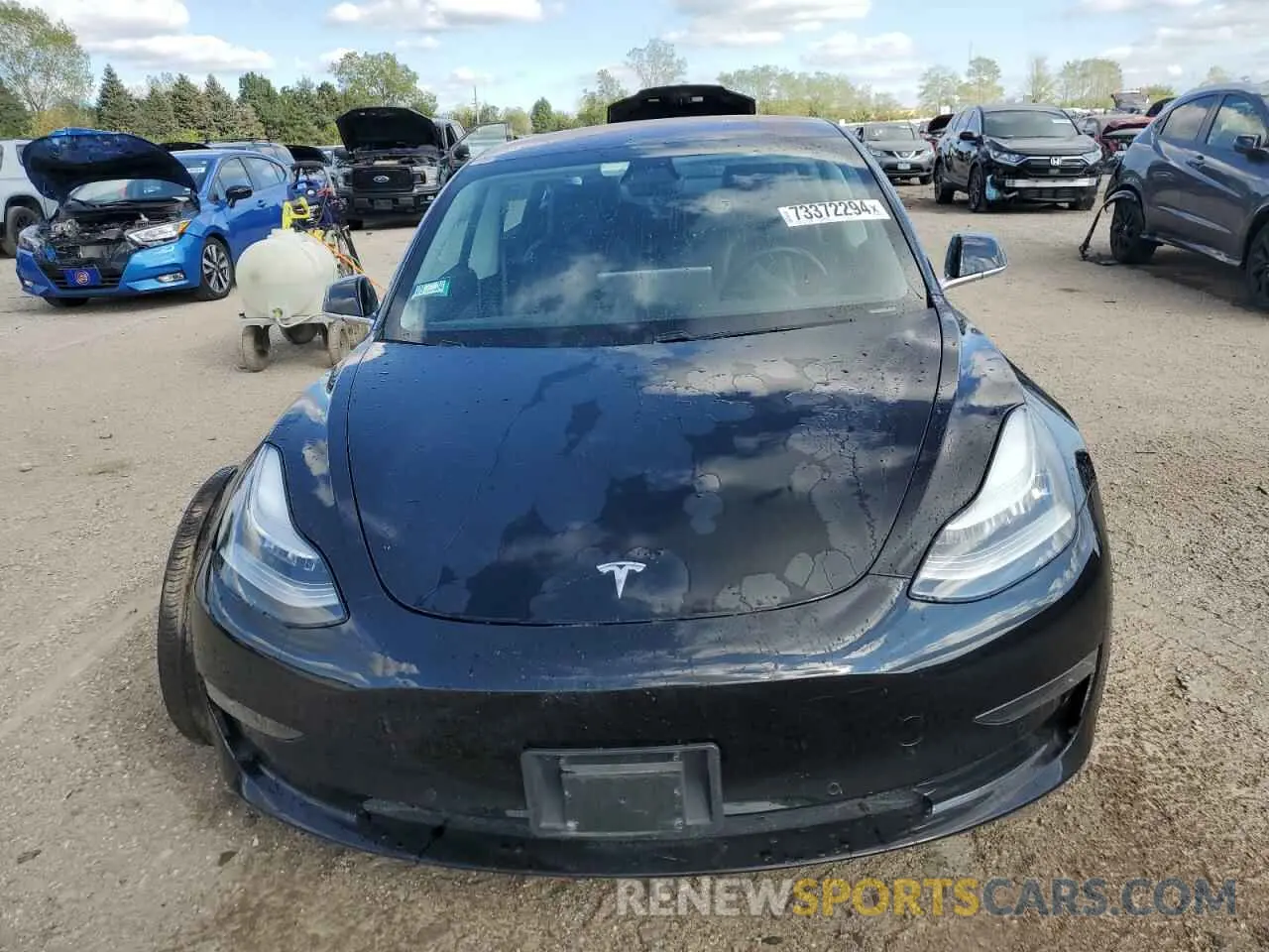 5 Фотография поврежденного автомобиля 5YJ3E1EB1KF191933 TESLA MODEL 3 2019