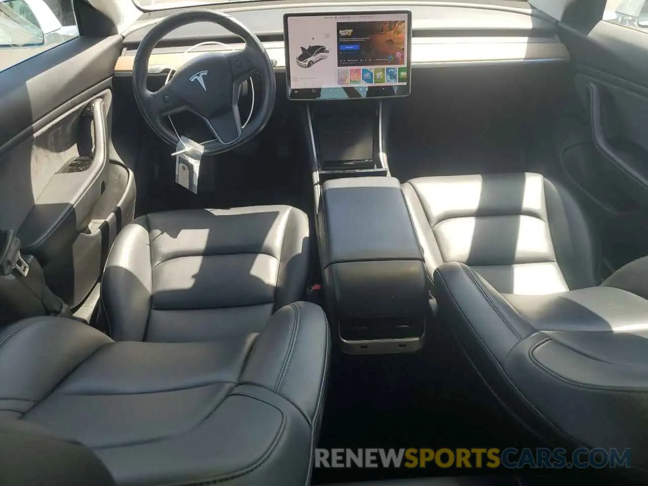 8 Photograph of a damaged car 5YJ3E1EB1KF192046 TESLA MODEL 3 2019