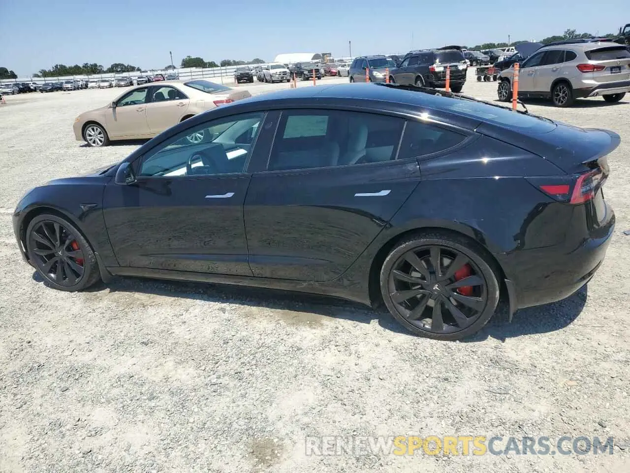 2 Photograph of a damaged car 5YJ3E1EB1KF231735 TESLA MODEL 3 2019