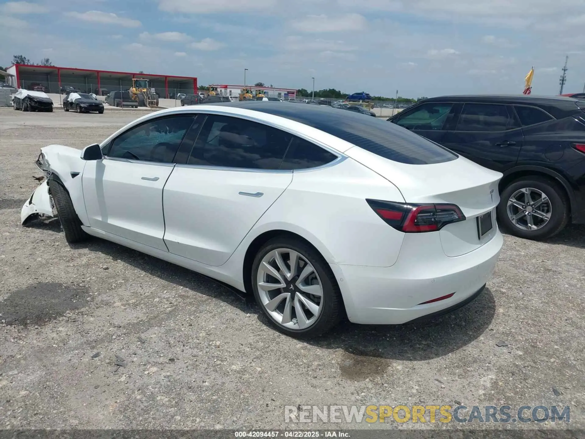 3 Photograph of a damaged car 5YJ3E1EB1KF365760 TESLA MODEL 3 2019