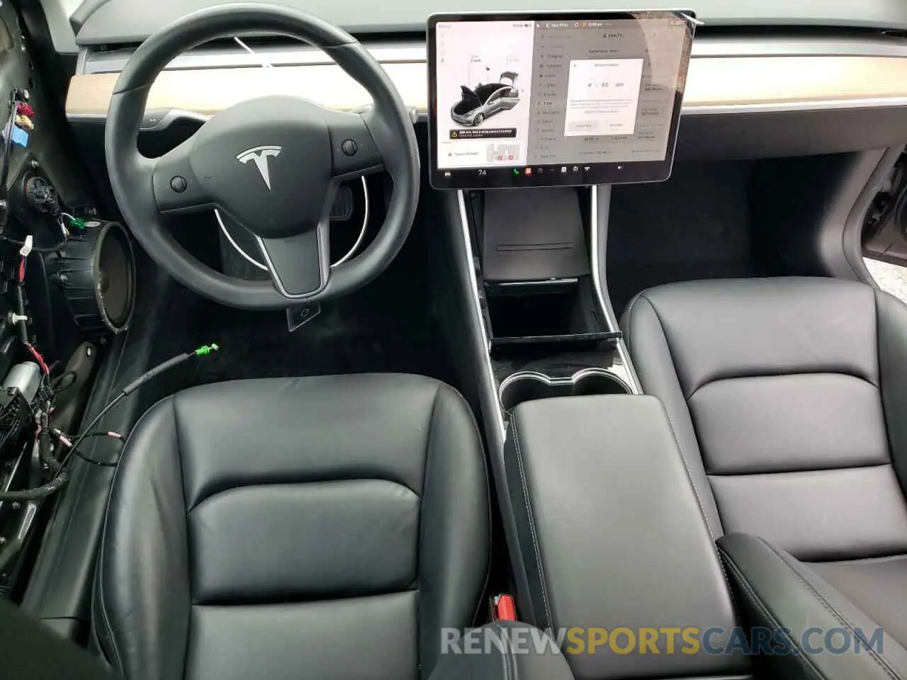8 Photograph of a damaged car 5YJ3E1EB1KF389511 TESLA MODEL 3 2019
