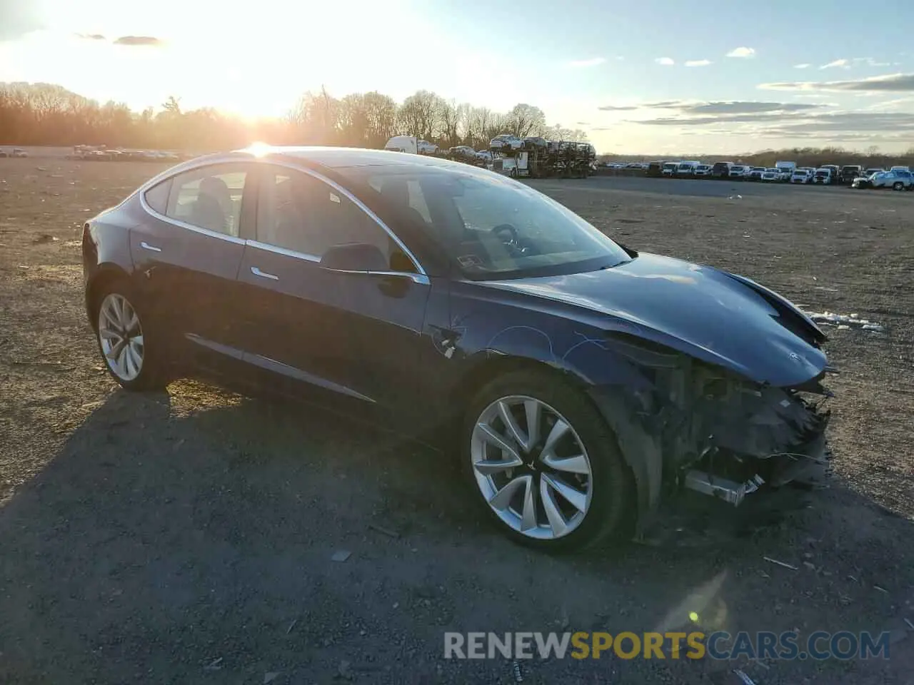 4 Photograph of a damaged car 5YJ3E1EB1KF390075 TESLA MODEL 3 2019