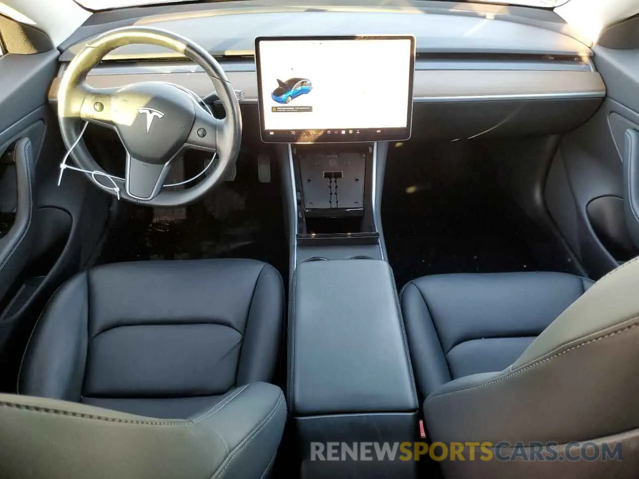 8 Photograph of a damaged car 5YJ3E1EB1KF390075 TESLA MODEL 3 2019